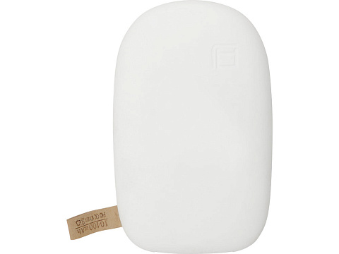 Универсальное зарядное устройство power bank в форме камня. 10400MAH. white - рис 4.