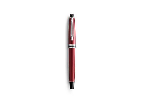 Перьевая ручка Waterman Expert Dark Red Lacquer CT Black, перо: M, цвет чернил: blue. - рис 3.