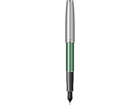 Перьевая ручка Parker Sonnet Essentials Green SB Steel CT, перо: F, цвет чернил: black, в подарочной упаковке. - рис 2.