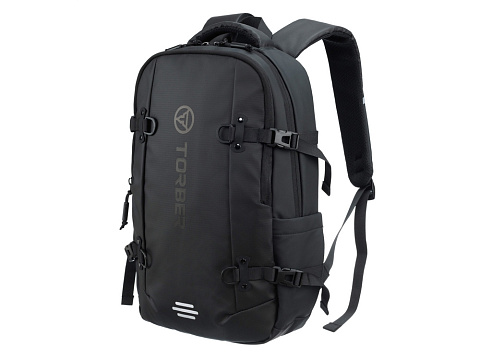 Рюкзак спортивный TORBER Xtreme 18, чёрный, 31 х 12 х 46 см, 17л - рис 2.