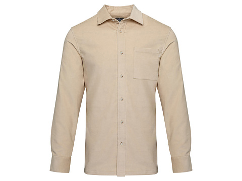 Alum вельветовая рубашка унисекс - Oatmeal - рис 2.