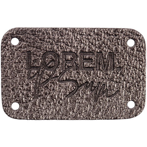 Лейбл Corolla Metal, S, бронзовый - рис 7.