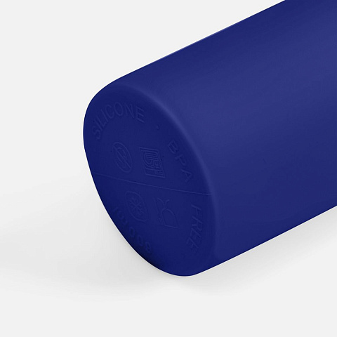 Складная бутылка для воды Langfossen, синяя - рис 5.