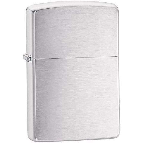 Зажигалка Zippo Armor Brushed, матовая серебристая - рис 2.