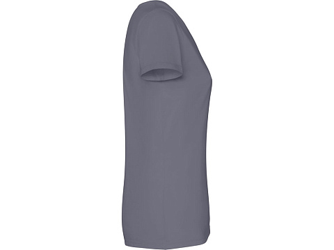 Футболка Fiyi женская, серо-голубой выстиранный - рис 3.