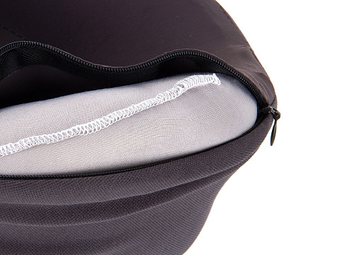 Подушка для путешествий с эффектом памяти Memo Pillow PRO M/L Basque Black - рис 6.