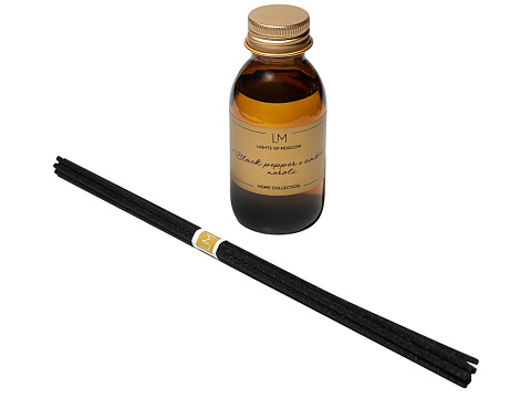 Ароматический диффузор с палочками, черный перец и амбра, нероли, 100 мл - рис 3.