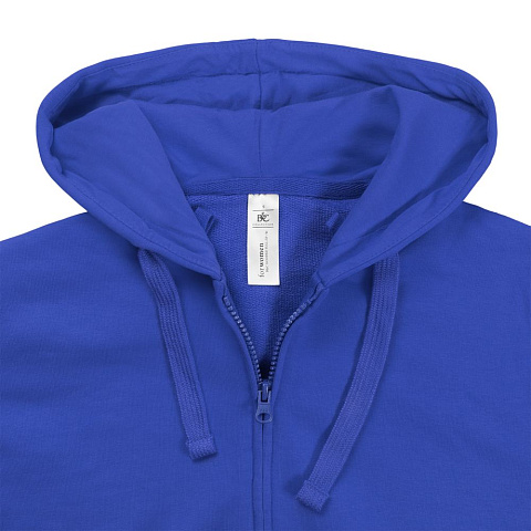 Толстовка женская Hooded Full Zip ярко-синяя - рис 5.