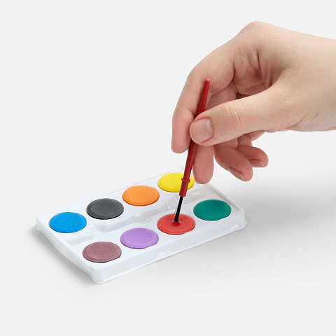 Краски Artmony, 8 цветов с кисточкой - рис 3.