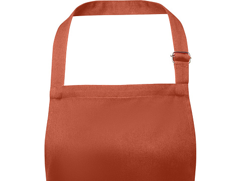 Фартук Andrea плотностью 240 г/м² с регулируемой завязкой на шее - Brick - рис 3.