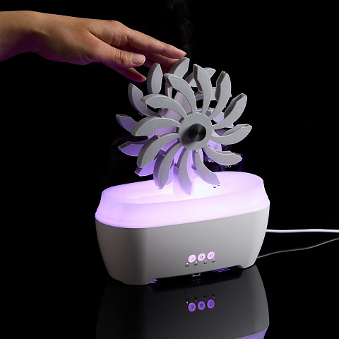 Увлажнитель-ароматизатор Steam Spin, белый с серым - рис 8.