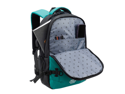 Рюкзак спортивный TORBER Xtreme 18, зелёный/чёрный, 31 х 12 х 46 см, 17л - рис 5.