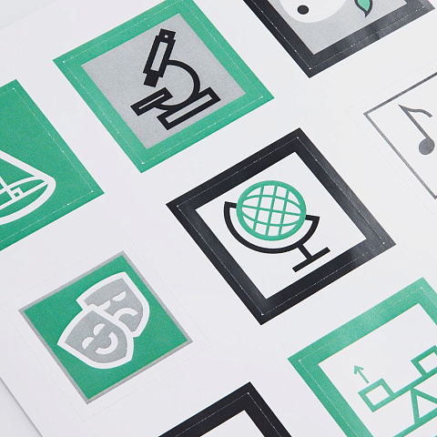 Стикерпак бумажный Industry, наука и искусство - рис 3.