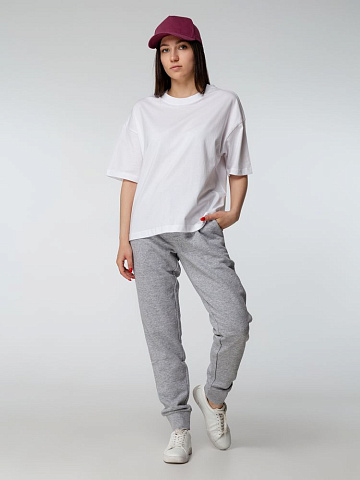 Футболка оверсайз женская Boxy Women, бежевая (льняная) - рис 5.