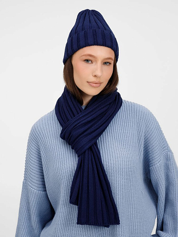 Шарф Metelitsa, темно-синий (сапфир) - рис 9.