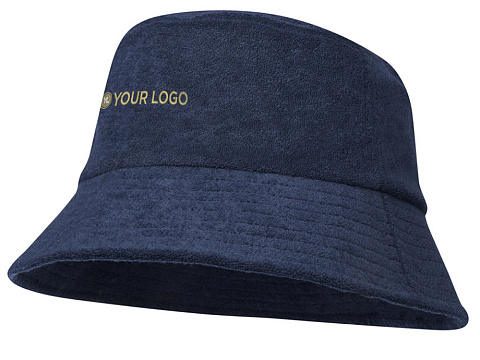 Панама Melo из переработанного махрового материала, сертифицированного GRS - Темно - синий - рис 4.