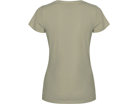 Футболка Fiyi женская, светлый хаки выстиранный - рис 2.