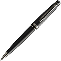 Шариковая ручка Waterman Expert Black, цвет чернил Mblue, в подарочной упаковке