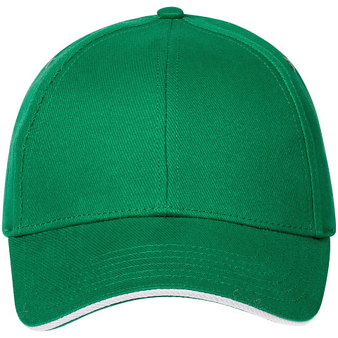 Бейсболка Spiker, зеленая с белым - рис 5.