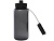 Спортивная бутылка Ryder из переработанного ПЭТ-пластика объемом 900 мл с многофункциональной крышкой, сертифицированная RCS - сплошной черный - миниатюра - рис 4.