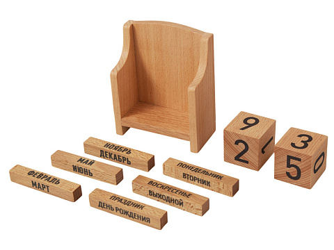 Вечный календарь из бука - рис 3.