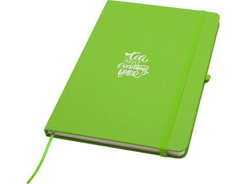 Блокнот Spectrum Plus формата A5 в твердой обложке - Зеленый лайм - рис 6.