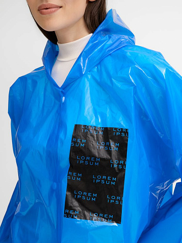 Дождевик-плащ BrightWay с печатью в один цвет на заказ - рис 16.