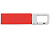 Флеш-карта USB 2.0 16 Gb с карабином Hook, красный/серебристый - миниатюра - рис 2.