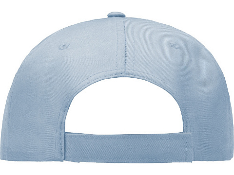 Бейсболка Poly 5-ти панельная 120гр, небесно-голубой - рис 4.