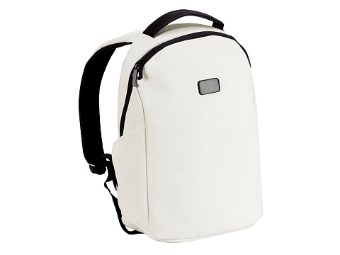 Рюкзак Sofit для ноутбука из экокожи, молочный (Р) - рис 2.