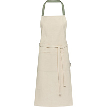 Nia фартук из переработанного хлопка плотностью 200 г/м² - Зеленый яркий