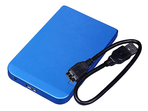 Внешний жесткий диск Saturn 1 Тб, синий - рис 3.