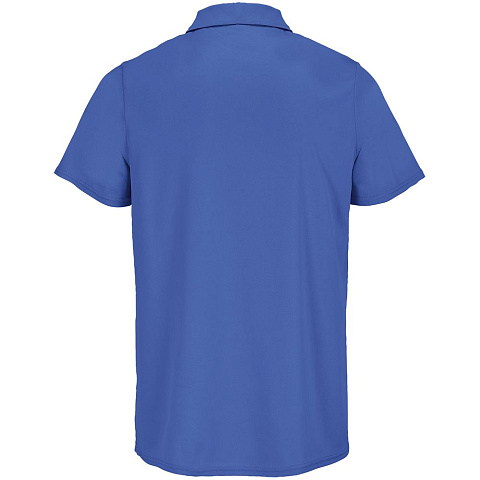 Рубашка поло унисекс Pitcher, ярко-синяя (royal) - рис 3.