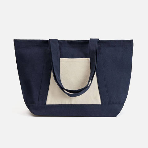 Шопер Shophop, синий с неокрашенным - рис 3.