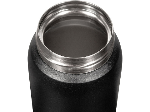 Термокружка Relaxika 701 (0,48 литра), черная (без лого) - рис 8.