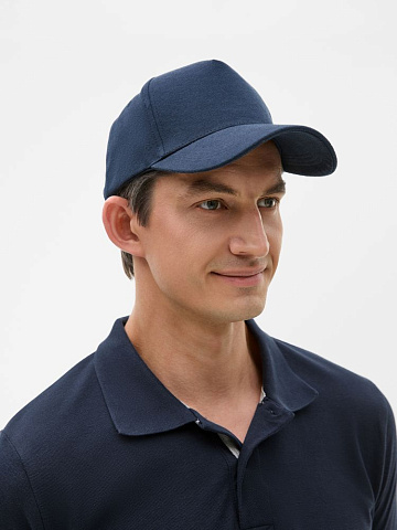 Бейсболка Forvus, темно-синяя - рис 9.