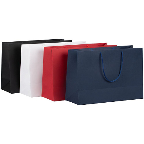 Пакет бумажный Ample Plus M, черный - рис 4.