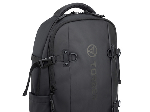Рюкзак спортивный TORBER Xtreme 18, чёрный, 31 х 12 х 46 см, 17л - рис 8.