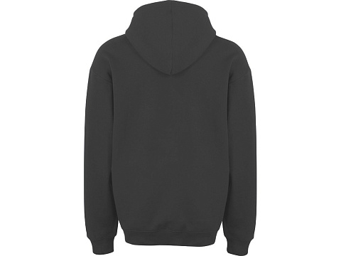 Толстовка с капюшоном оверсайз Berlin унисекс, темно-серый - рис 10.