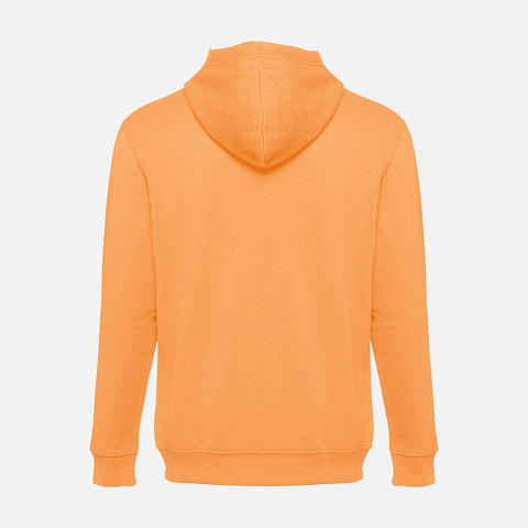Толстовка мужская на молнии с капюшоном Amsterdam, светло-оранжевая - рис 5.