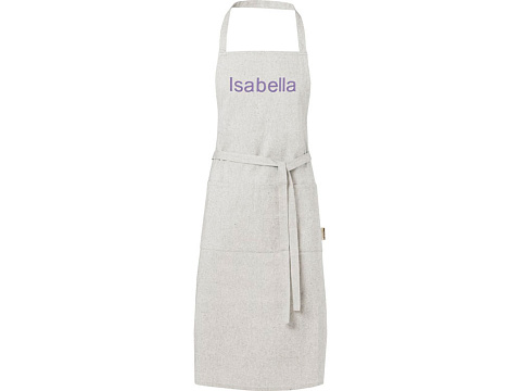 Pheebs 200 g/m2 recycled cotton apron, серый яркий - рис 5.