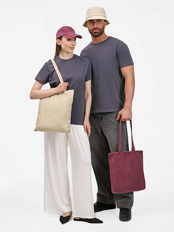 Сумка для покупок Berwi, бордовая - рис 7.