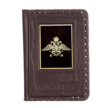 Обложка для паспорта Артиллерия (коричневая)