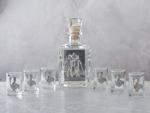 Набор со штофом МЕТАЛЛУРГИ