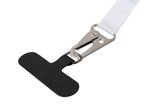 Ланъярд 2,5 см под сублимацию с большим карабином и узким держателем для телефона из ПЭ - рис 4.