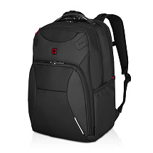 Рюкзак WENGER Cosmic 17, чёрный, переработанный ПЭТ/ПВХ/полиэстер, 34 x 23 x 49 см, 30 л