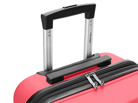 Чемодан TORBER В Отпуск, ярко-розовый, полипропилен, 55 х 36 х 21,5 см, 37 л - рис 5.