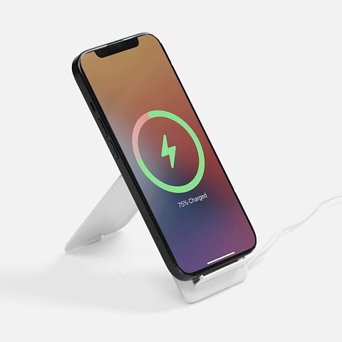 Органайзер с беспроводной зарядкой и набором адаптеров Octopod, белый - рис 4.