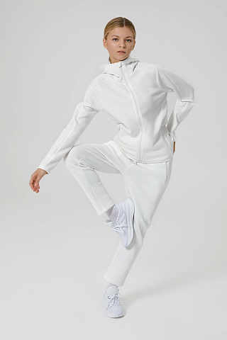 Куртка с капюшоном унисекс Begi, молочно-белая - рис 15.