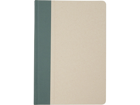 Liliana блокнот формата А5 в твердой обложке из пластика из сахарного тростника - Зеленый яркий - рис 2.